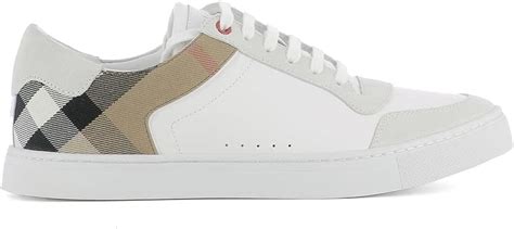 burberry leather sneakers white|designer burberry high top sneakers.